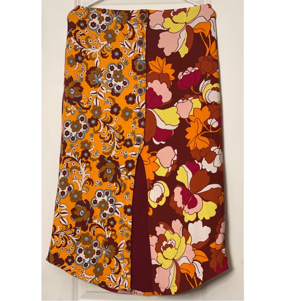 Vintage Style Maeve Floral Skirt for Anthropologie. Size S